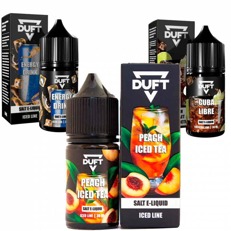 (М) Жидкость Duft Cocktails Line Salt - Energy Drink (Энергетический напиток) 30 мл (20 мг)