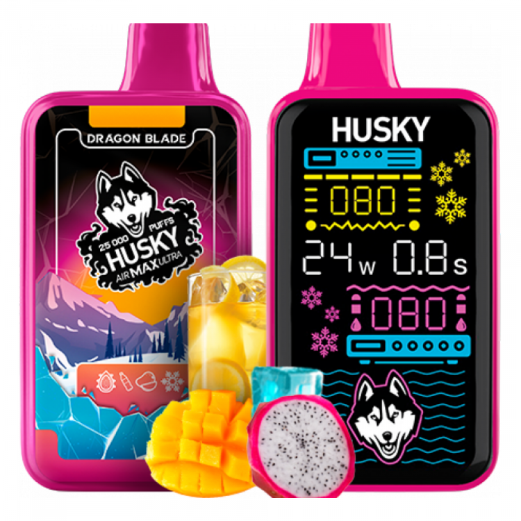 Одноразовая электронная сигарета Husky Airmax Ultra 25000 тяг - Dragon blade