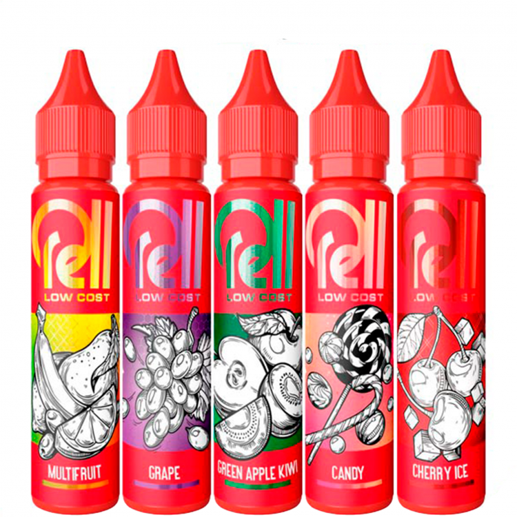 Жидкость Rell Red Low Cost Nic Free - Multifruit (Мультифрукт) 28 мл (0 мг)