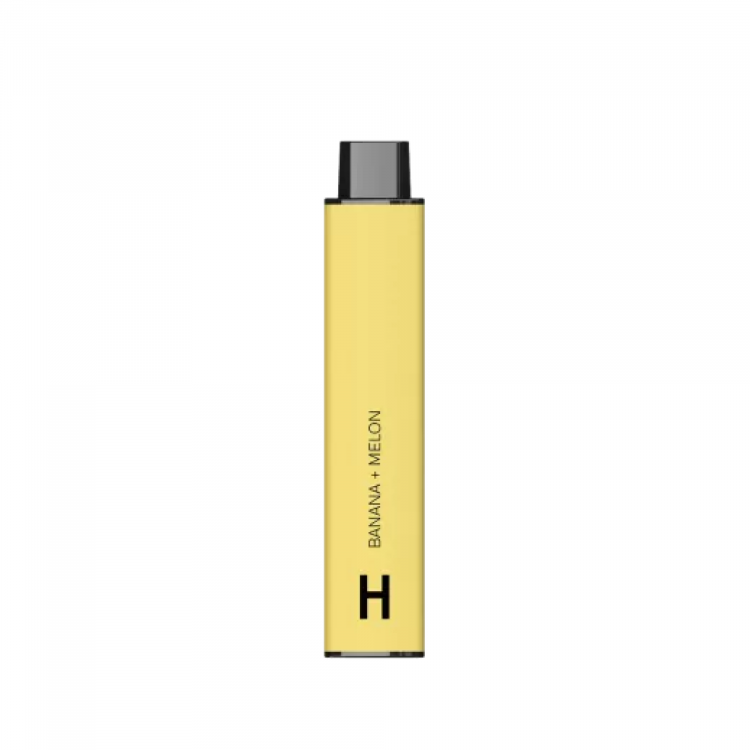 Одноразовая электронная безникотиновая сигарета Hyla 4500 – 10% Guarana BANANA + MELON