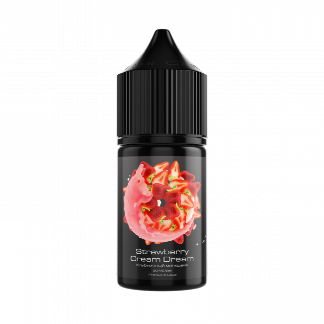 Жидкость SOAK L Salt - Strawberry cream dream (Клубничный Милкшейк) 30 мл (20мг)