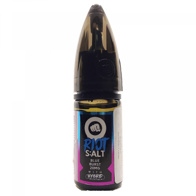 Жидкость RIOT Salt - Blue Burst (Смузи из Голубой Малины со льдом) 10 мл (20 мг)