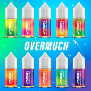 Жидкость Overmuch Salt - Raspberry & Blackberry (Малина и ежевика с холодком) 30 мл (20 мг)