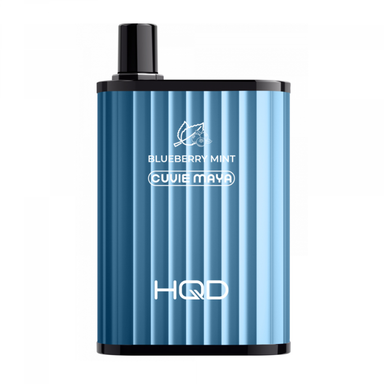 Одноразовая электронная сигарета HQD Maya - Blueberry Mint (Черника Мята)