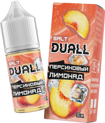 Жидкость DUALL Hard Salt Ultra - Персиковый лимонад  30 мл (20 Ultra)