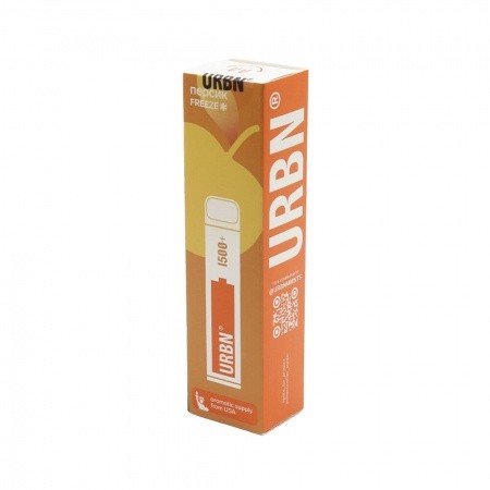 Одноразовая электронная сигарета URBN 1500 - Персик (Freeze)