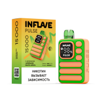 Одноразовая электронная сигарета INFLAVE PULSE 15000 - Апельсин Манго Арбуз
