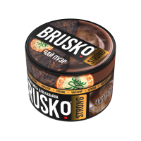 Бестабачная смесь BRUSKO Strong - Чай Пуэр 50 гр