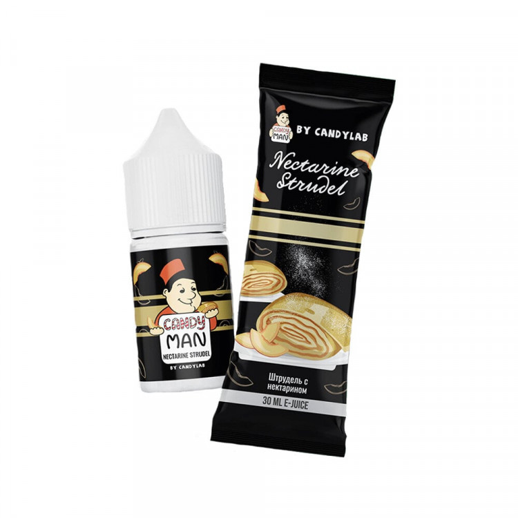 Жидкость CANDYMAN Salt - Nectarine strudel (штрудель с нектарином) 30 мл (20 мг)