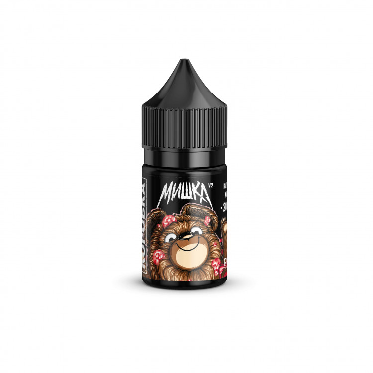 Жидкость МИШКА V2 Strong Salt Ultra - Клубничная Карамель 30 мл (20 мг Ultra)