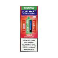 Одноразовая электронная сигарета Lost Mary MO 20000 Pro - Зеленое яблоко Маракуйя Киви