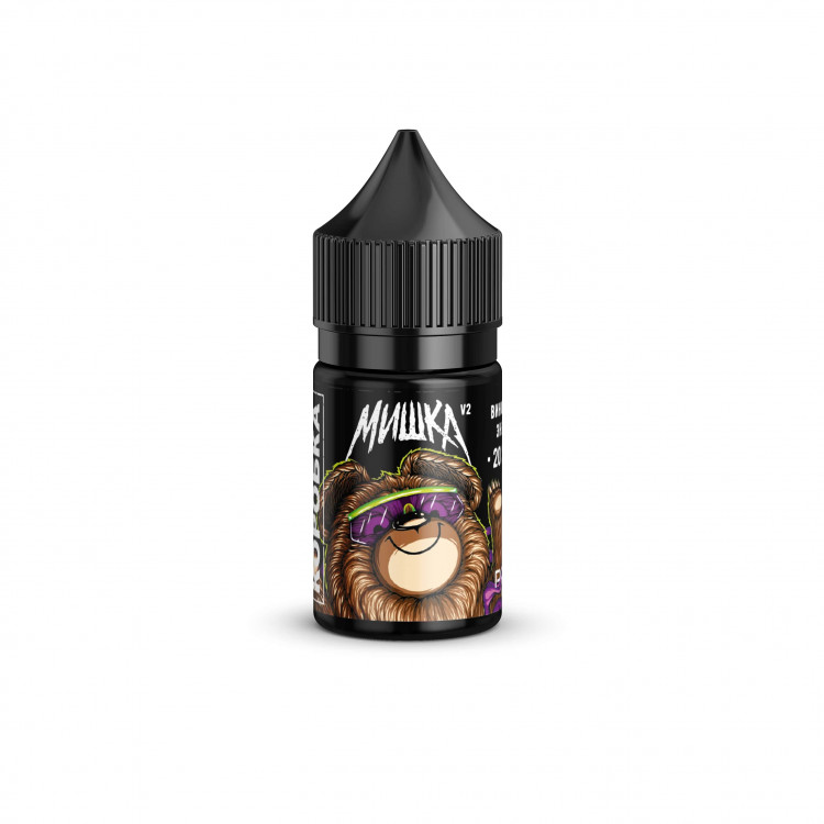 Жидкость МИШКА V2 Strong Salt Ultra - Виноградный энергетик 30 мл (20 мг Ultra)