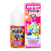 Жидкость Gang Ice Strong Ultra Salt - Фруктовый Бабл Гам 30 мл (20 Ultra)