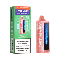 Одноразовая электронная сигарета Lost Mary MO 20000 Pro - Жасмин Малина
