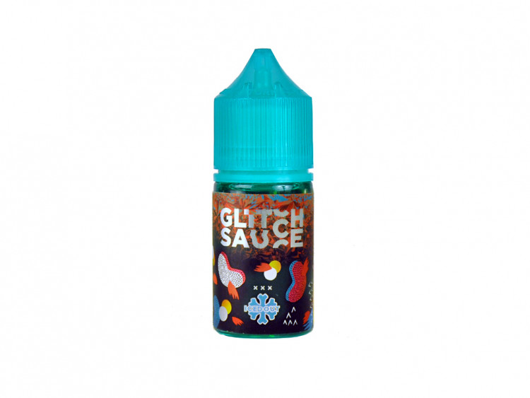 Жидкость GLITCH SAUCE Iced Out EXTRA Ultra Salt - Low Kick (Питайя Ваниль) 30 мл (20 Ultra)