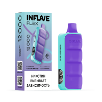 (М) Одноразовая электронная сигарета Inflave Flex 12000 - Голубой Лимонад