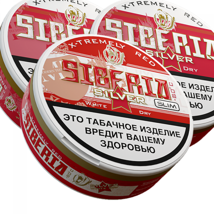 Жевательный Табак Siberia Silver Slim (НЕ ВНОСИТЬ)