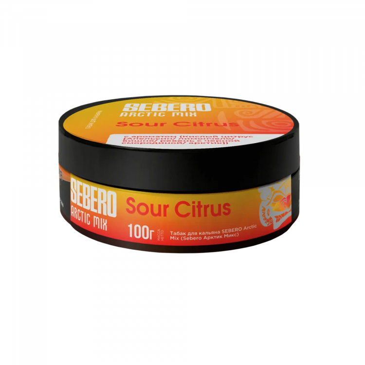 Табак Sebero Arctic Mix - Sour Citrus (Апельсин, Лимончелло, Вишня с черной смородиной, Арктик) 100 гр