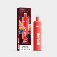 (М) Одноразовая электронная сигарета Inflave Plus 2200 - Грейпфрут