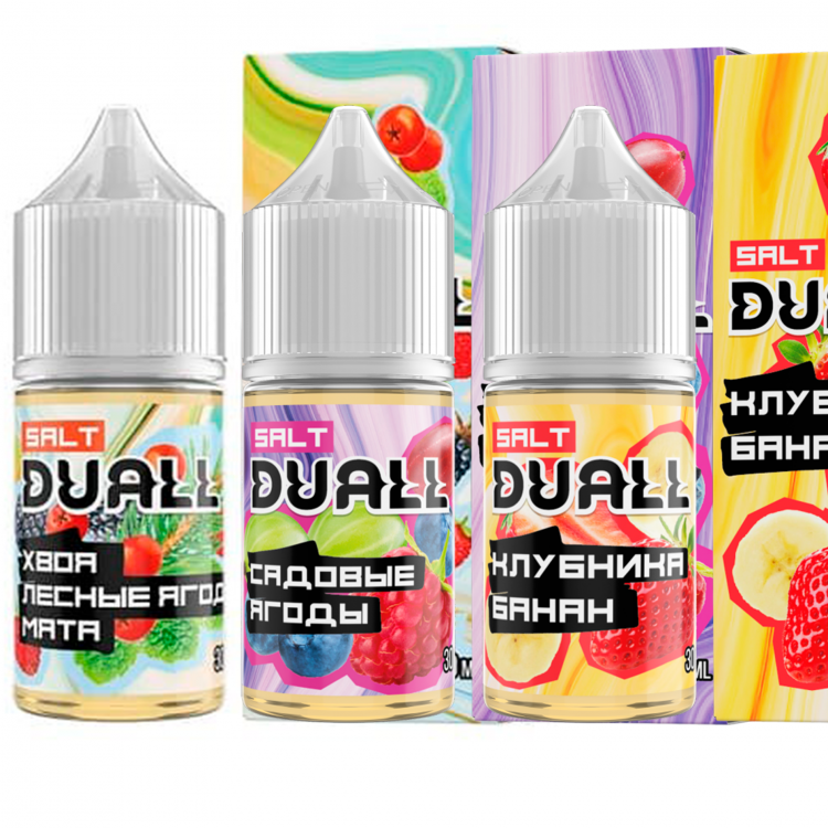 Жидкость DUALL Salt Light - Хвоя Черная смородина Помело 30 мл (20 мг)