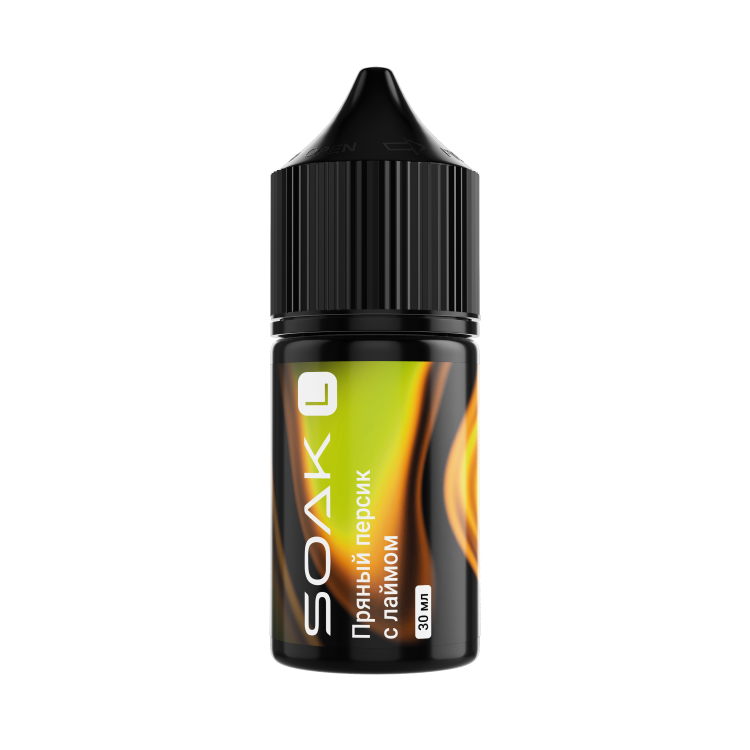 Жидкость SOAK L Salt - Spiced Peach Lime (Пряный персик с лаймом) 30 мл (20мг)