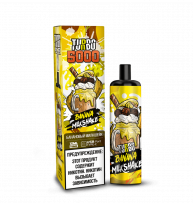 Одноразовая электронная сигарета Turbo 5000 - Banana Milkshake (Банановый Милкшейк)