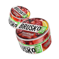 Бестабачная смесь BRUSKO Zero - Вишневый лмионад 50 гр