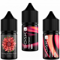 (МЦ) Жидкость SOAK L Salt - New Zealand Kanzy Apple (Красное яблоко) 30 мл (20мг)