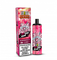 Одноразовая электронная сигарета Turbo 5000 - Raspeberry Yogurt (Малиновый Йогурт)