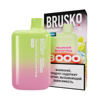 (М) Одноразовая электронная сигарета Brusko Magic 3000 - ледяной виноград