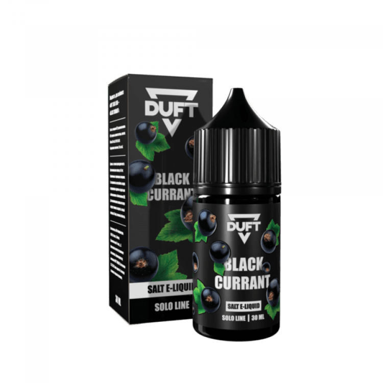 Жидкость DUFT SOLO LINE Salt - BLACK CURRANT (Черная смородина) 30 мл (20 мг)