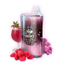 Одноразовая электронная сигарета Husky CYBER (8000) - YELLOW RASP (Малиновый лимонад, Лед)