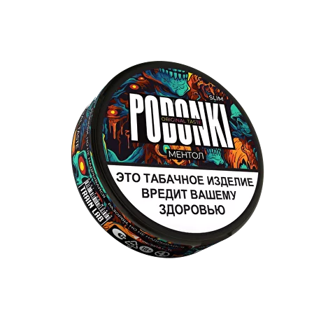 Жевательный табак PODONKI ORIGINAL Taste - Мята STRONG SLIM