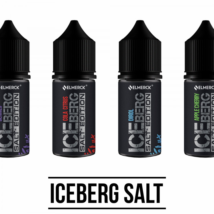 Жидкость ICEBERG LIGHT Salt - Милкшейк из зеленого манго с содовой 30 мл (20 мг)