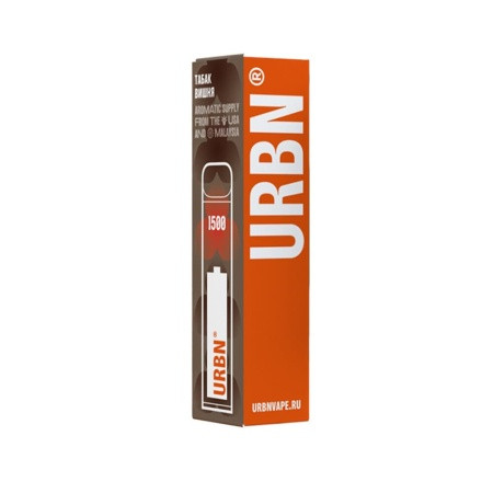 Одноразовая электронная сигарета URBN 1500 - Табак Вишня