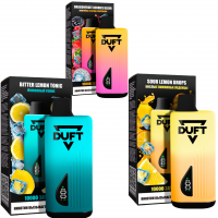 (М) Одноразовая электронная сигарета Duft 10000 - Raspberry Watermelon Jelly
