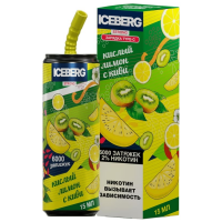 Одноразовая электронная сигарета Iceberg (6000) - лимонад киви кактус