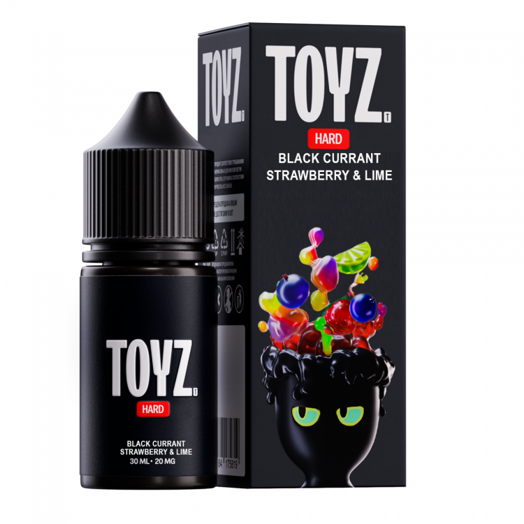 Жидкость Toyz Strong Ultra Salt - Black currant Strawberry & Lime 30 мл (20 Ultra)
