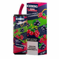 Одноразовая электронная сигарета Iceberg (6000) - Черная смородина с клюквой