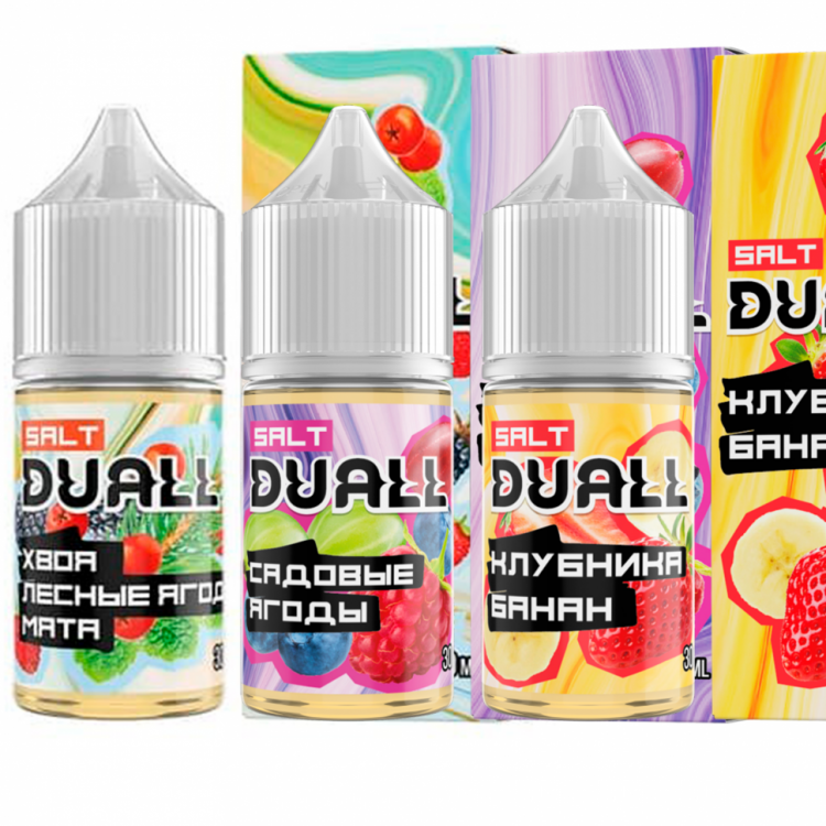 Жидкость DUALL Hard Salt Ultra - Жвачка Клубника Киви 30 мл (20 Ultra)