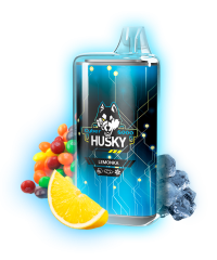 Одноразовая электронная сигарета Husky CYBER (8000) - LEMONKA (Скитлз, Лимон, Лед)