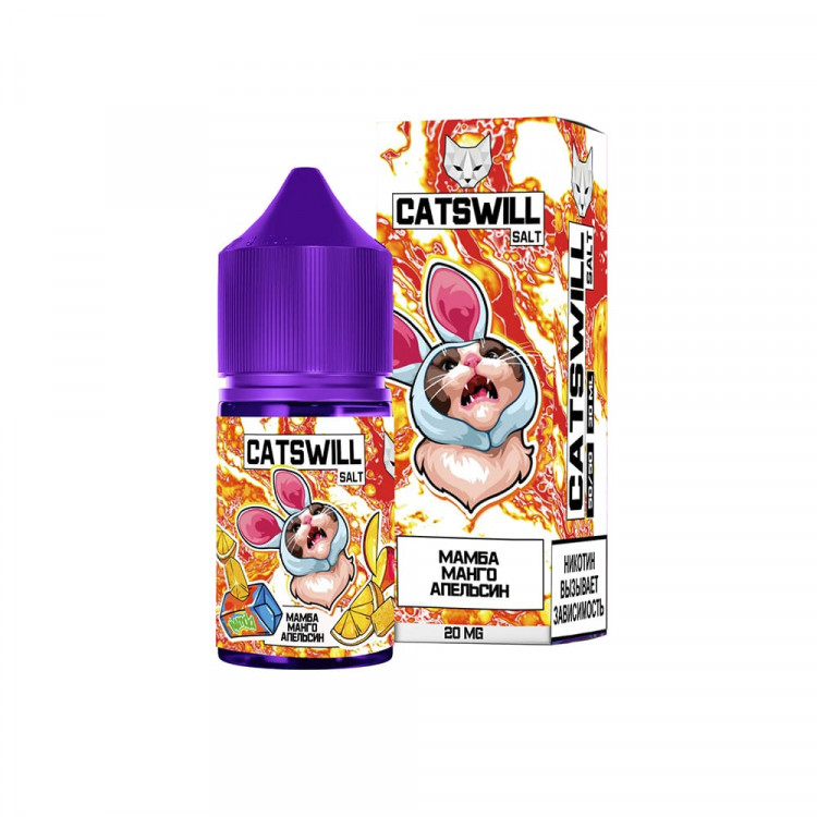 Жидкость Catswill Salt - Мамба Манго Апельсин 30 мл (20 мг)