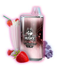 Одноразовая электронная сигарета Husky CYBER (8000) - MILK RIVER (Клубничный Милкшейк, Лед)