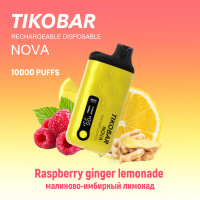 (М) Одноразовая электронная сигарета Tikobar NOVA X 10000 - Raspberry Ginger Lemonade (Малиново-Имбирный Лимонад)