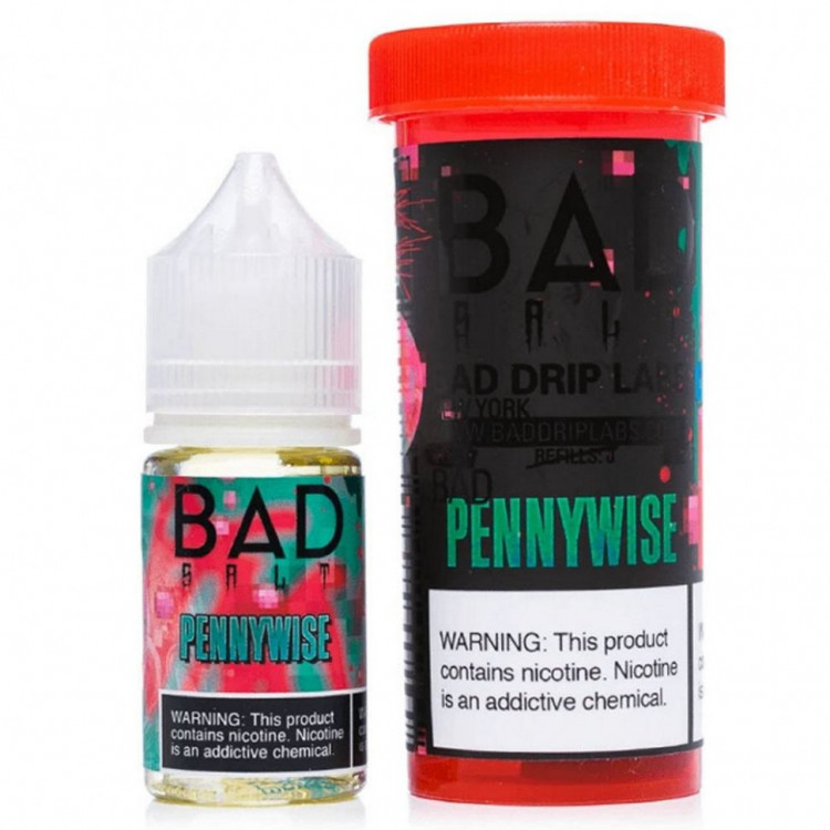 Жидкость Bad Drip Salt - Pennywise (Клубнично-арбузная жвачка) 10 мл (20 мг)