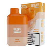 (М) Одноразовая электронная сигарета Brusko Longparty 9000 - Манго с ананасом