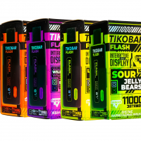 (М) Одноразовая электронная сигарета Tikobar 11000 - Sour Candies (Кислые Леденцы)