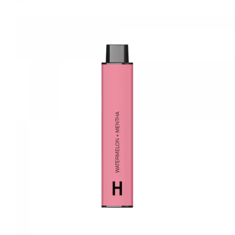 Одноразовая электронная безникотиновая сигарета Hyla 4500 – 10% Guarana WATERMELON + MENTHA