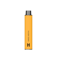 Одноразовая электронная безникотиновая сигарета Hyla 4500 – 10% Guarana MANGO + MENTHA